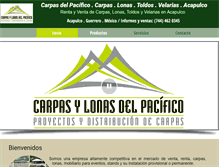 Tablet Screenshot of carpasdelpacifico.com